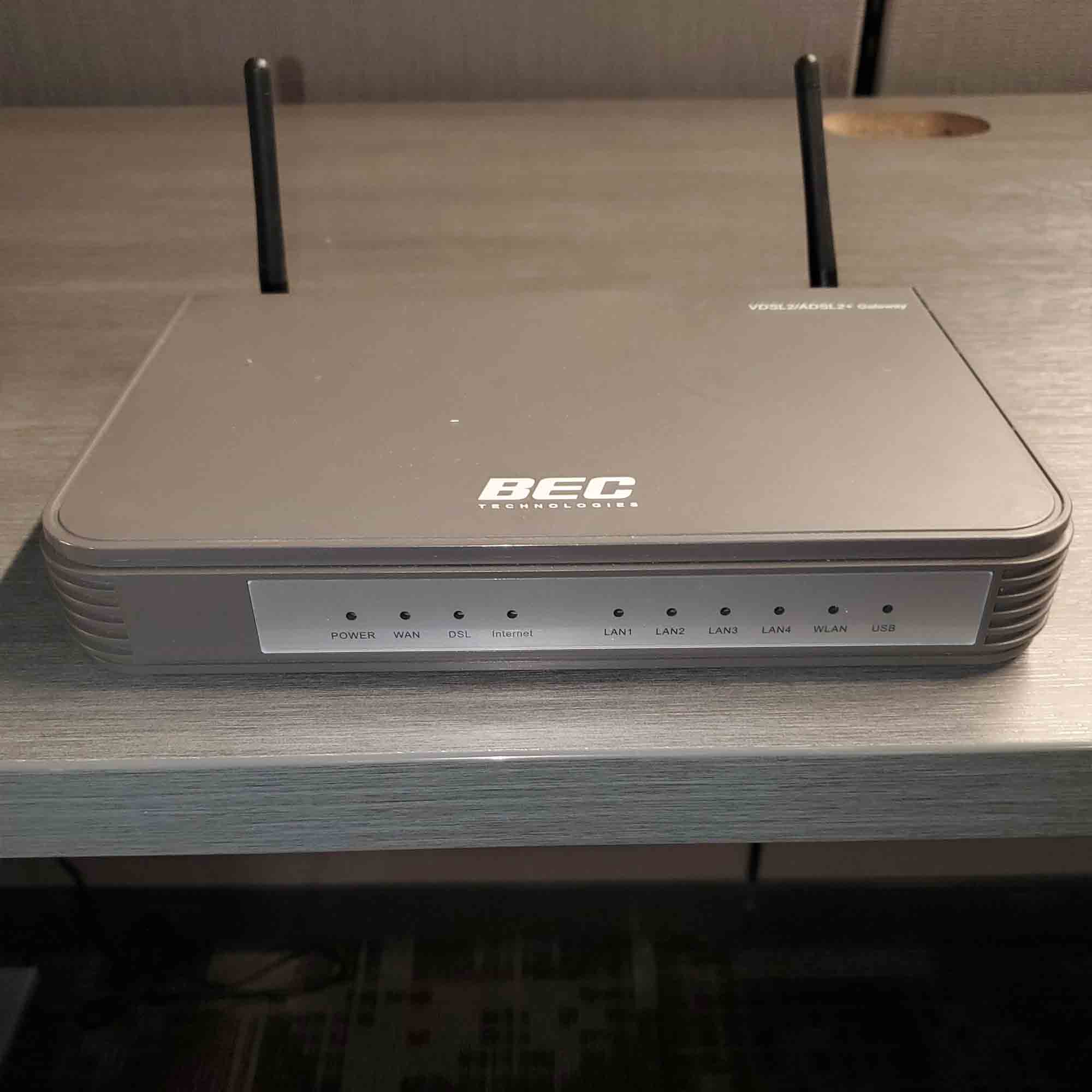 Front of a BEC Modem