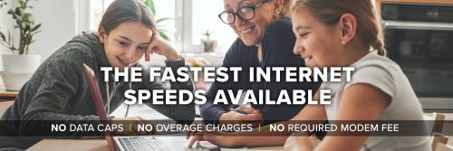 The Fastest Internet Speeds Available: No Data Caps, No Overage Charges, No Required Modem Fee