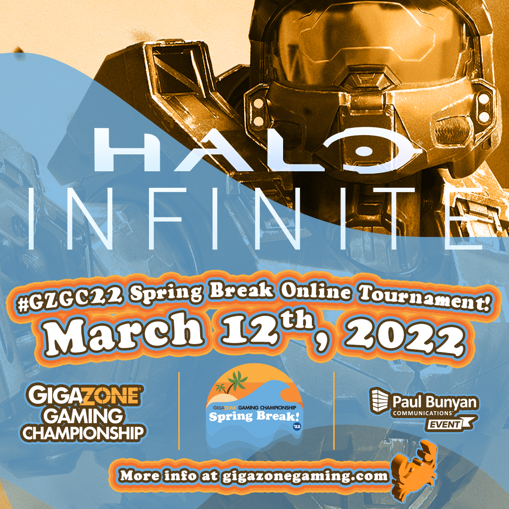 GigaZone Gaming Championship Returns March 12 with Online Halo Infinite