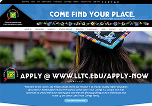 Leech Lake Tribal College - WordPress Website