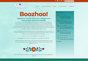 MIIN Ojibwe - WordPress Website